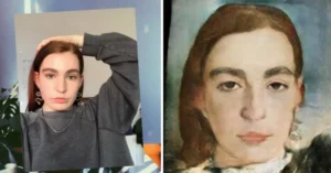 Uma foto transformada em pintura a óleo online